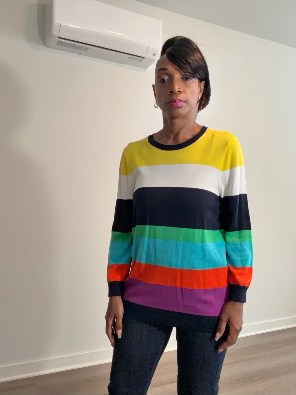 Chaps Color Block Sweater - Picture 2 of 4